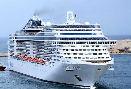 Mediterranean cruise ship