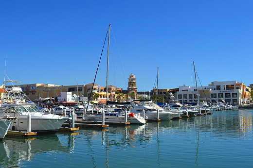 The huge Cabo marina is surrounded by more than a mile of shops and restaurants. © 2019 Scott S. Bateman