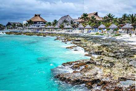 Costa Maya is known for beaches and Maya ruins.