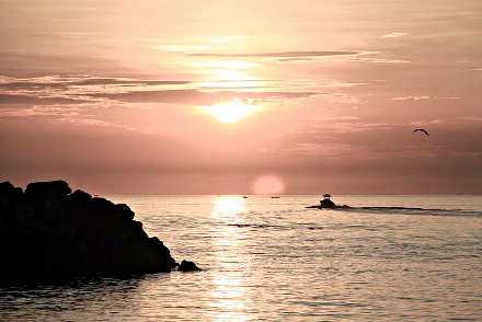 Loreto sunrise; credit: Wikipedia Creative Commons license