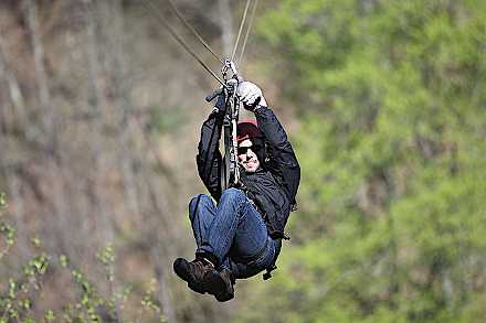 Zip-line excursions are popular in the Mexican Riviera.