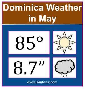 Dominica weather in May