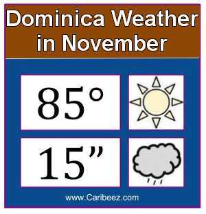 Dominica weather in November