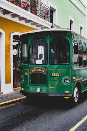 Old San Juan trolley