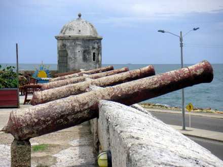 Cartagena has extensive fortifications. Credit: Wikimedia Creative Commons license