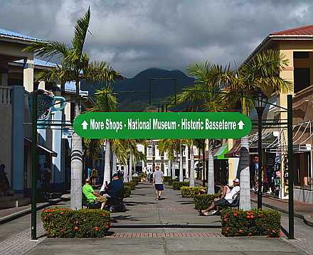 St. Kitts cruise port mall © 2018 Scott S. Bateman