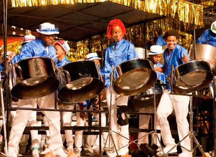 Steelpan players. © Trinidad & Tobago Tourism Development Company