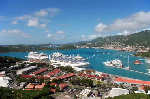 St. Thomas cruise port
